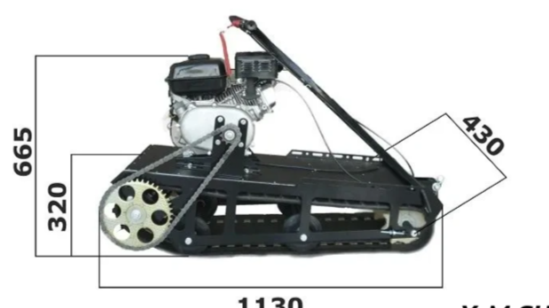 Мотобуксировщик XTREME-MOTORS "Конек-Горбунок" 6.5 л.с. в Сызрани