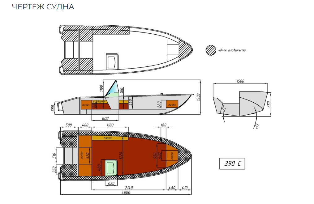 Алюминиевый катер Wyatboat-390 C в Сызрани