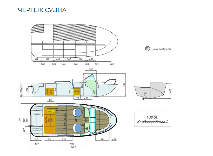 Комбинированный катер Wyatboat-430 DC в Сызрани
