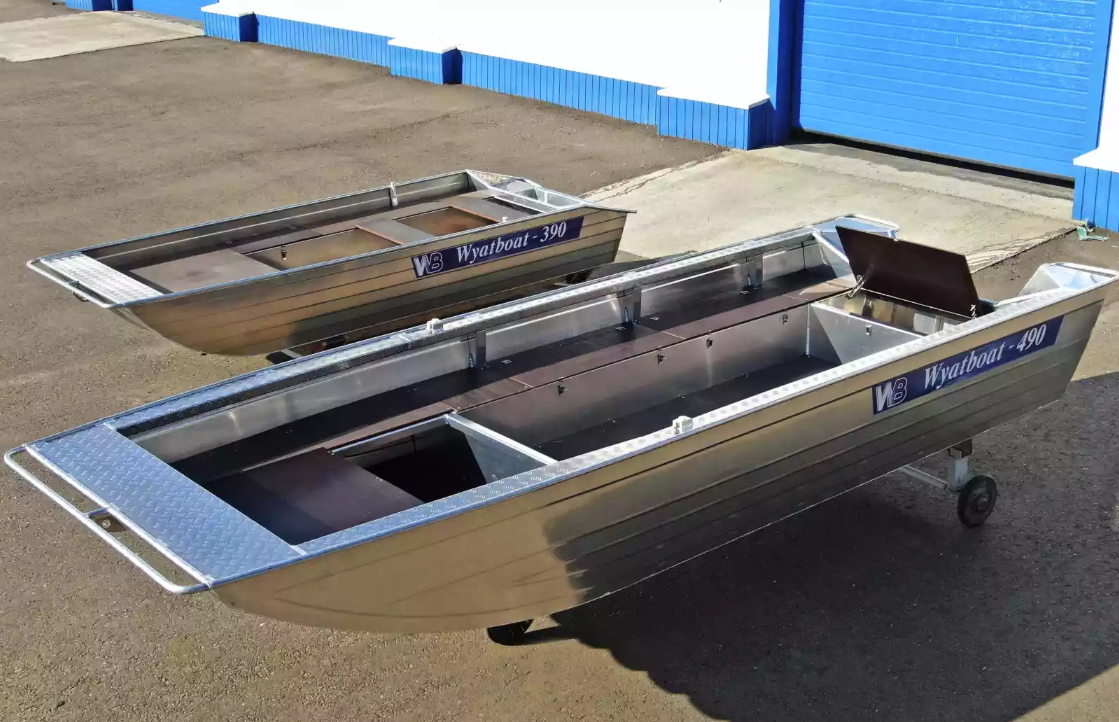 Алюминиевая лодка Wyatboat-490 Jonboat в Сызрани