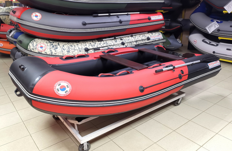 КОМПЛЕКТ Лодка MISHIMO PRO 350 + ЛОДОЧНЫЙ МОТОР MARLIN MP 9.9 (20) AMHS PRO в Сызрани