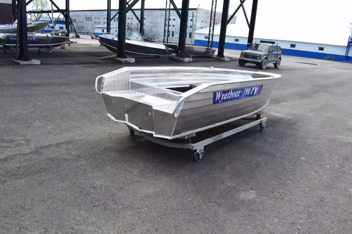 Алюминиевая лодка Wyatboat-390Р Увеличенный борт в Сызрани