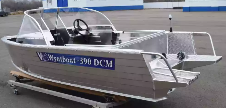 Алюминиевый катер Wyatboat-390 DCM Увеличенный борт в Сызрани