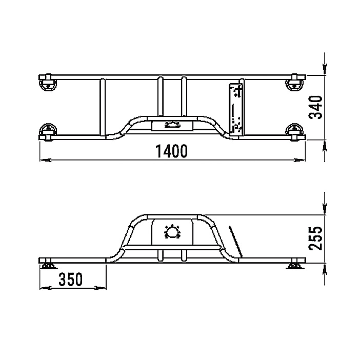 Стойка рулевая с бортовым креплением малая в Сызрани