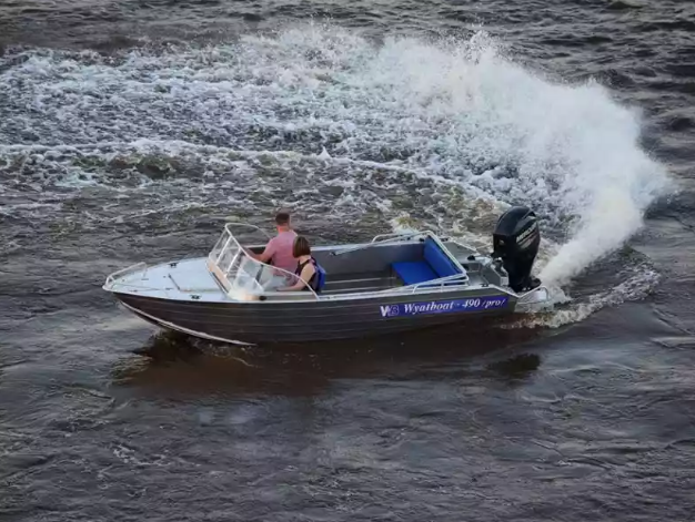 Алюминиевый катер Wyatboat-490 Pro водомет в Сызрани