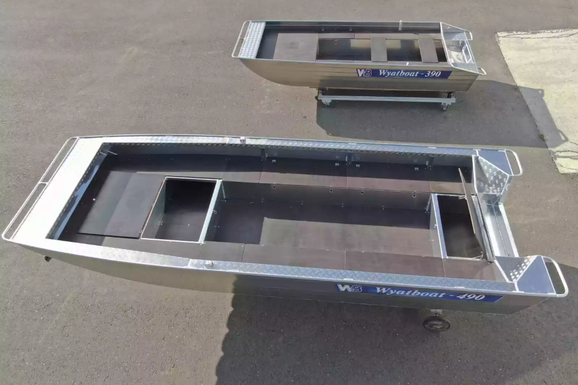 Алюминиевая лодка Wyatboat-490 Jonboat в Сызрани