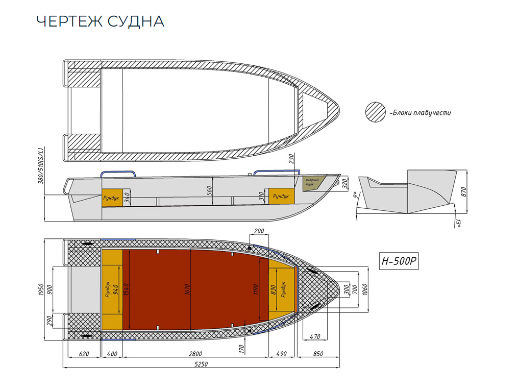 Алюминиевая лодка Неман-500 P в Сызрани