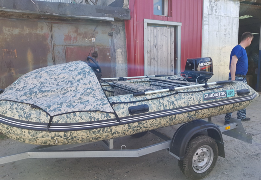 НАДУВНАЯ ЛОДКА GLADIATOR C370AL в Сызрани