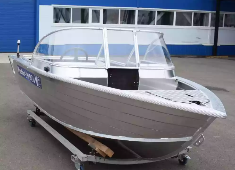 Алюминиевый катер Wyatboat-390 DCM Увеличенный борт в Сызрани