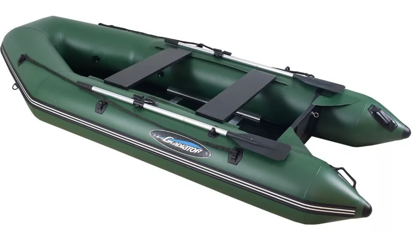 МОТОРНО-ГРЕБНАЯ ЛОДКА ПВХ GLADIATOR A 280 ТК С ФАНЕРНЫМ ДНОМ в Сызрани
