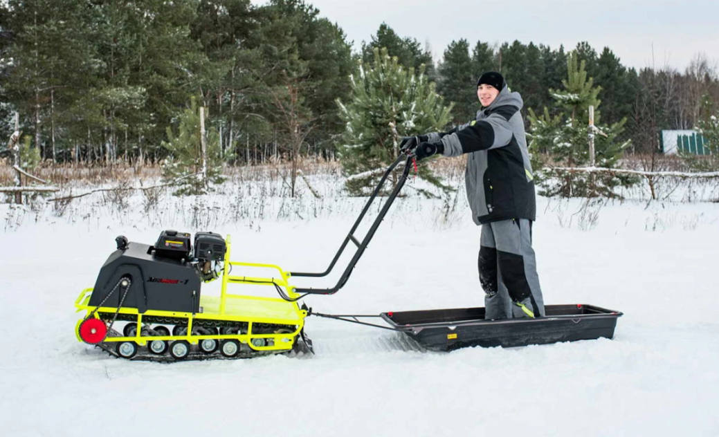 Мотобуксировщик Бурлак ХОЗЯИН-1 (капот ткань) в Сызрани