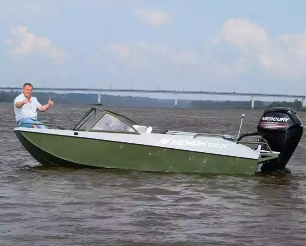 Алюминиевый катер Неман 500 DC водомёт в Сызрани
