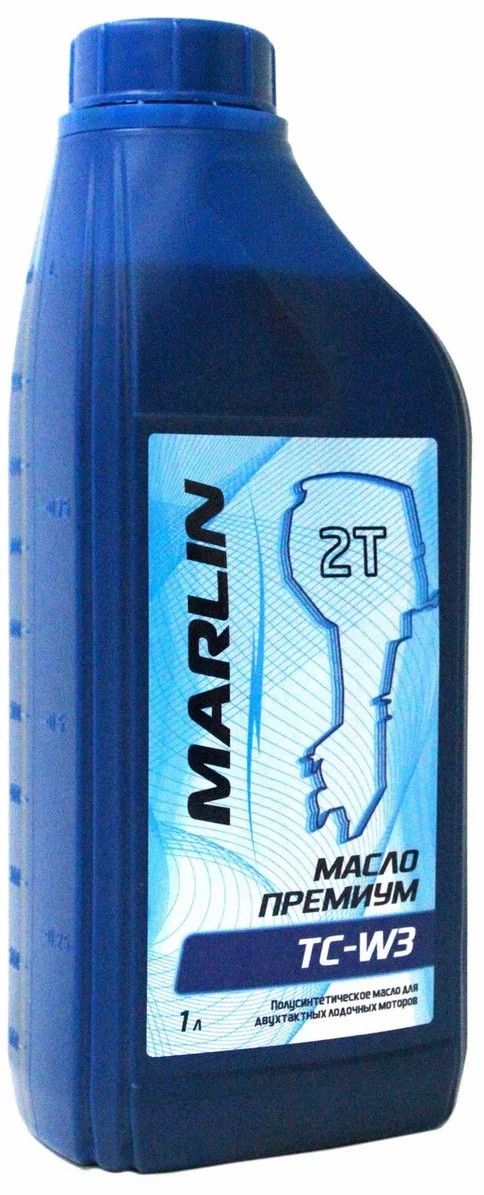 МАСЛО ПОЛУСИНТЕТИЧЕСКОЕ MARLIN ПРЕМИУМ 2Т, TC-W3, 1 ЛИТР в Сызрани