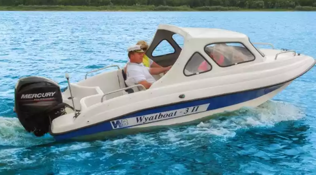 Стеклопластиковый катер Wyatboat-3 П (полурубка) в Сызрани