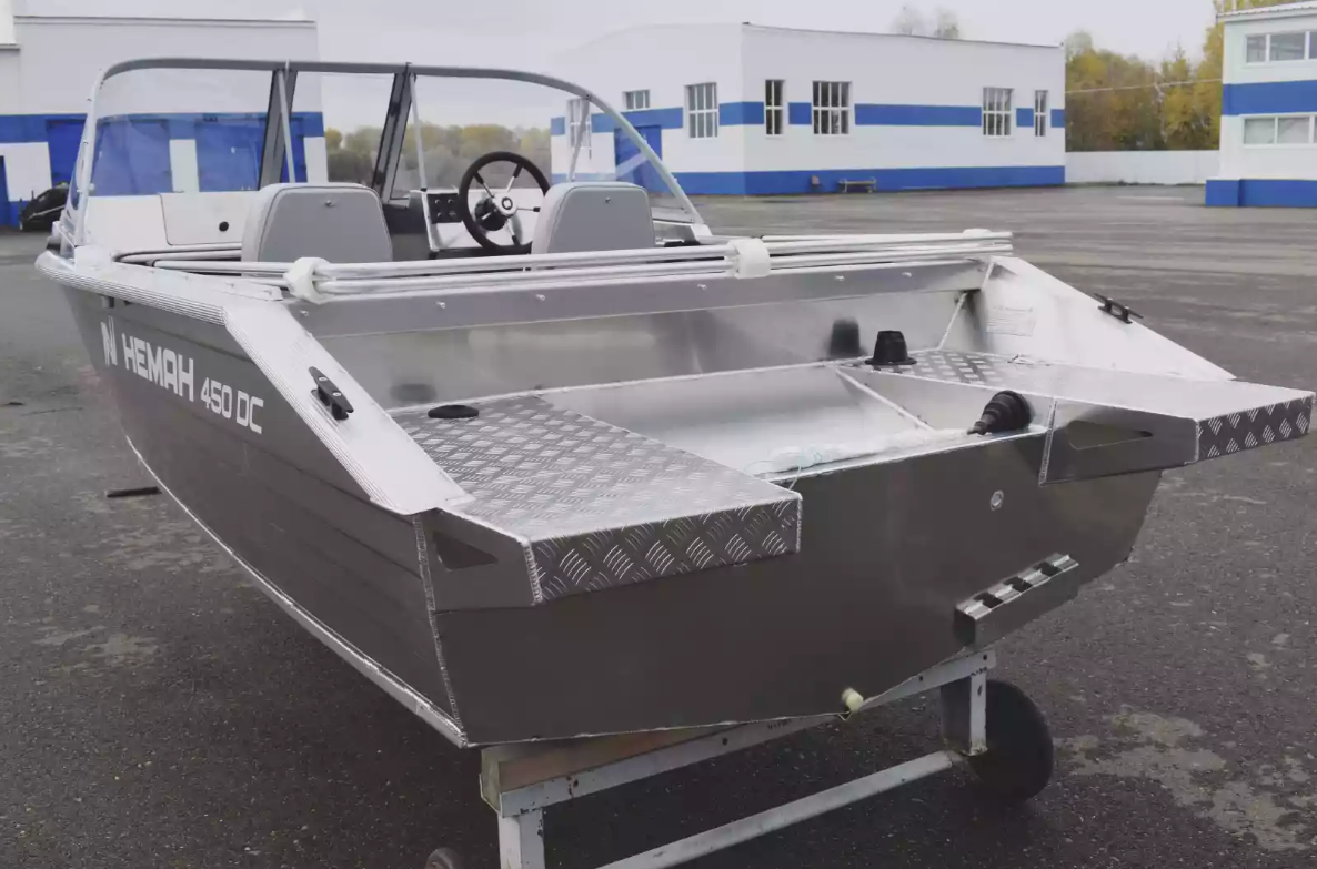 Алюминиевый катер Неман-450 DC NEW без покраски в Сызрани