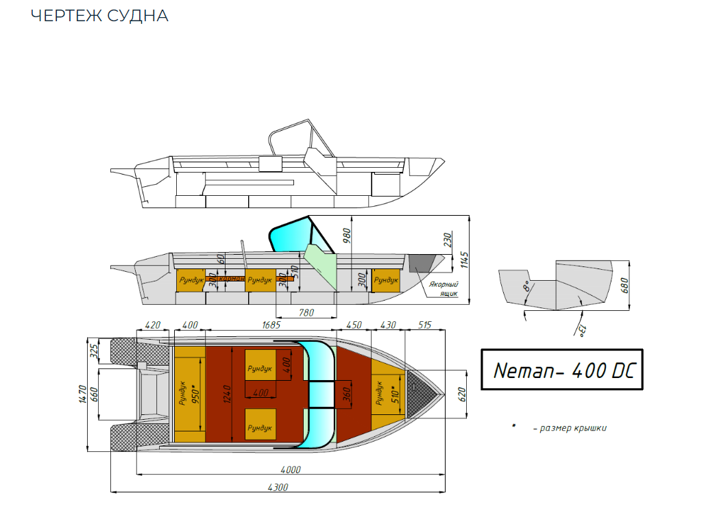 Алюминиевый катер Neman-400 DC в Сызрани