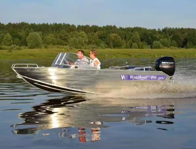 Алюминиевый катер Wyatboat-490 Pro водомет в Сызрани