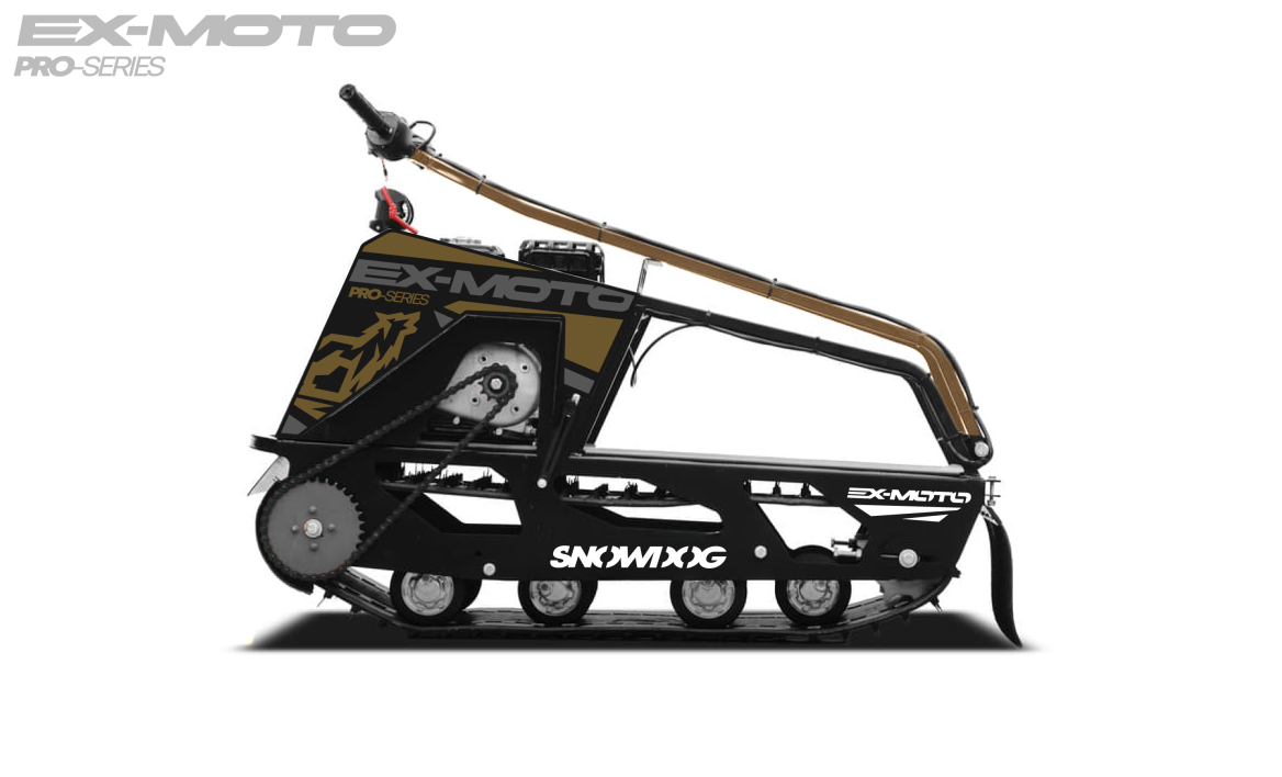 Мотобуксировщик EX-MOTO SNOWDOG S380 8л.с. в Сызрани