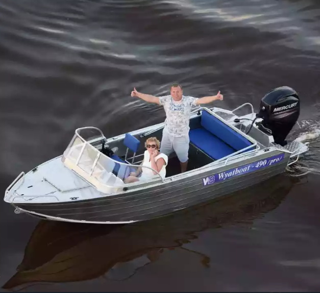 Алюминиевый катер Wyatboat-490 Pro в Сызрани