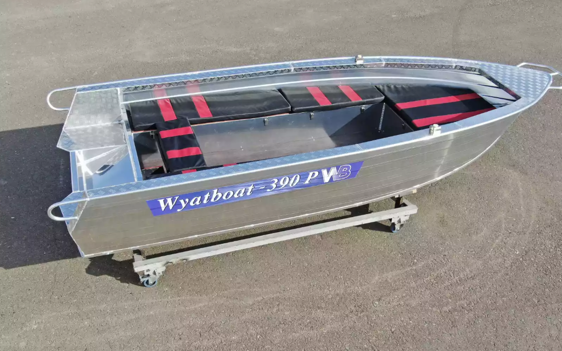 Алюминиевая лодка Wyatboat-390РМ увеличенный борт в Сызрани
