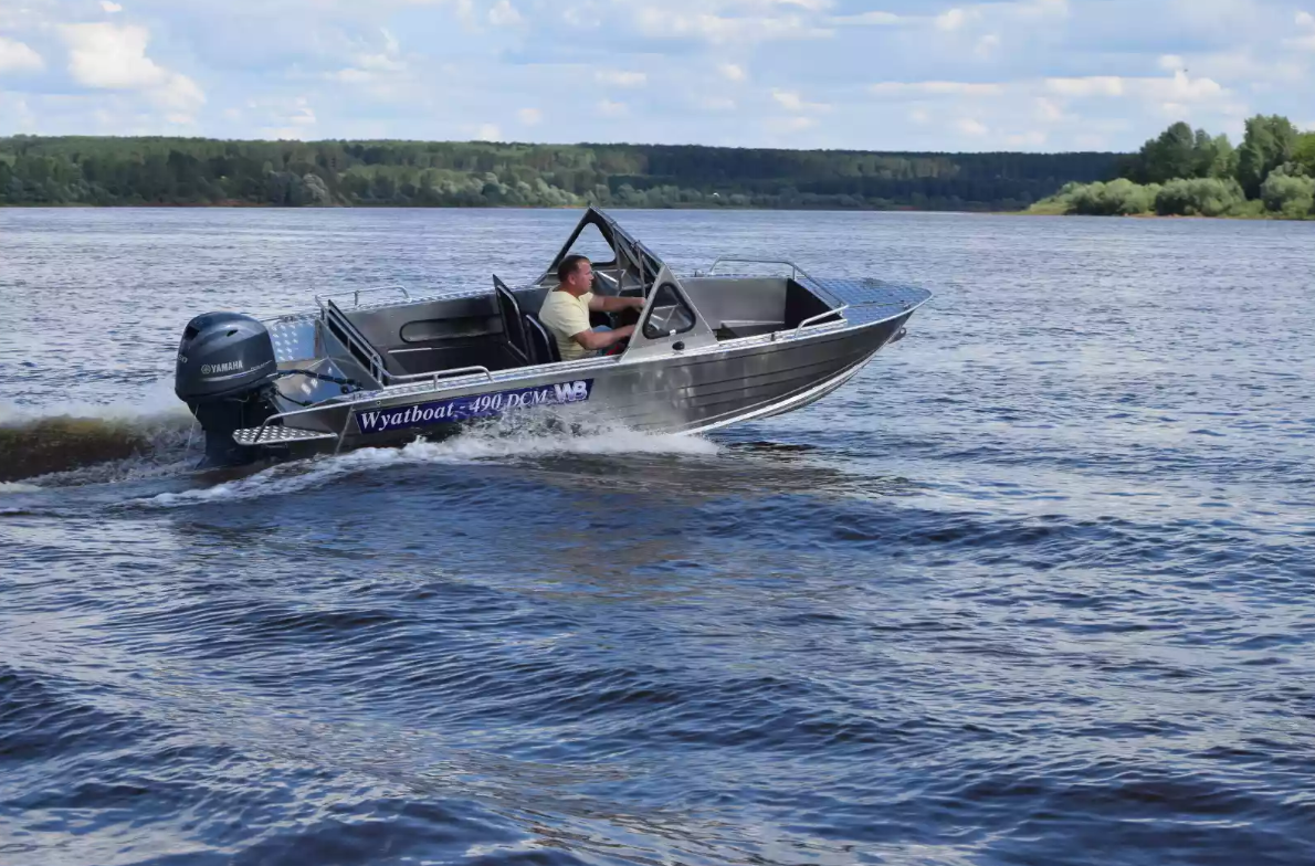 Алюминиевый катер Wyatboat-490 DCM Pro в Сызрани
