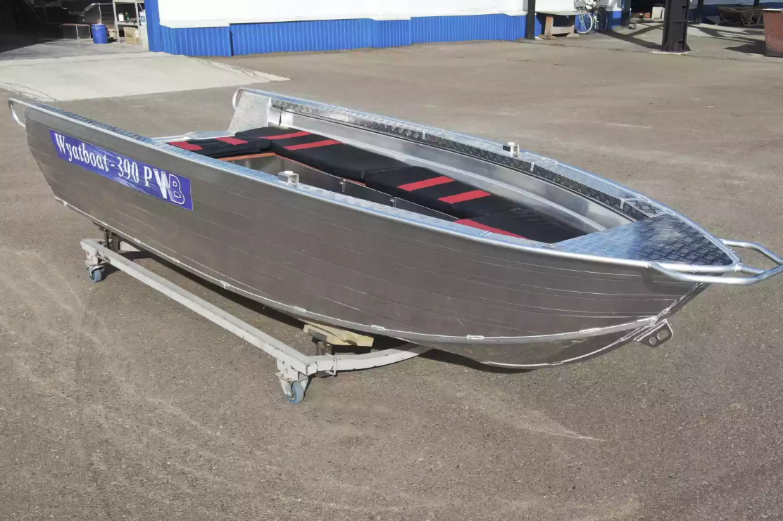 Алюминиевая лодка Wyatboat-390РМ увеличенный борт в Сызрани