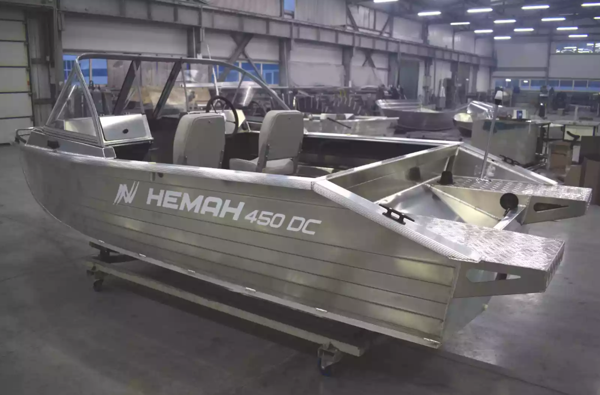 Алюминиевый катер Неман-450 DC NEW без покраски в Сызрани