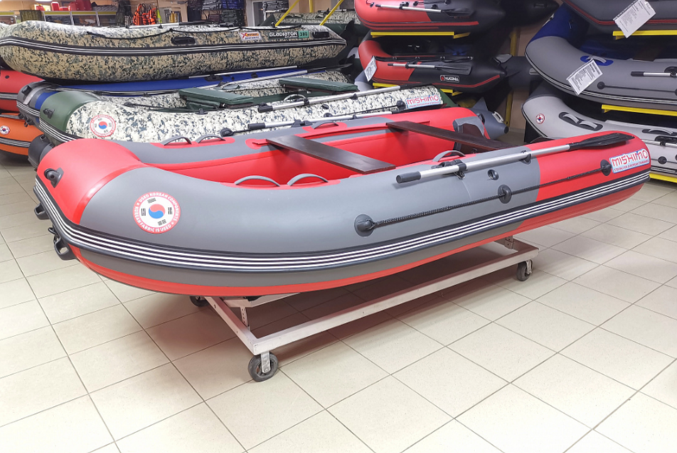 КОМПЛЕКТ Лодка MISHIMO PRO 350 + ЛОДОЧНЫЙ МОТОР MARLIN MP 9.9 (20) AMHS PRO в Сызрани