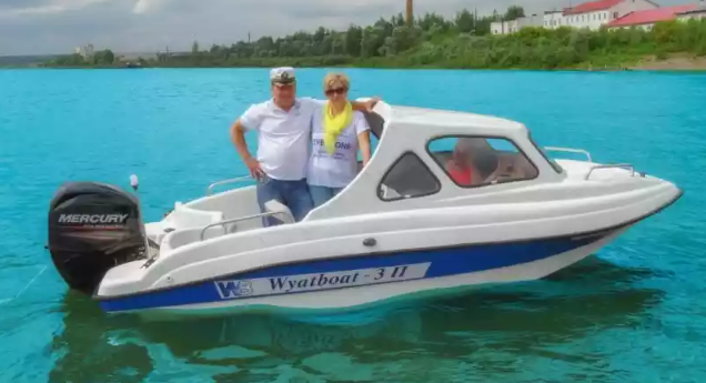 Стеклопластиковый катер Wyatboat-3 П (полурубка) в Сызрани