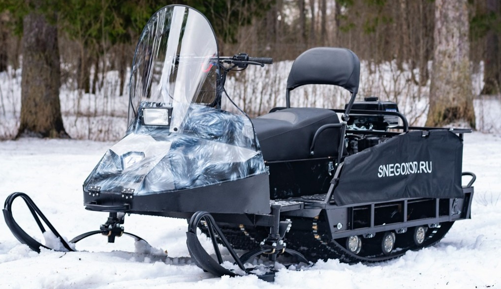Миниснегоход Бурлак Егерь Экспедитор 17 л.с. , реверс, тормоз, капот белый в Сызрани