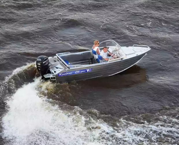 Алюминиевый катер Wyatboat-490 Pro водомет в Сызрани