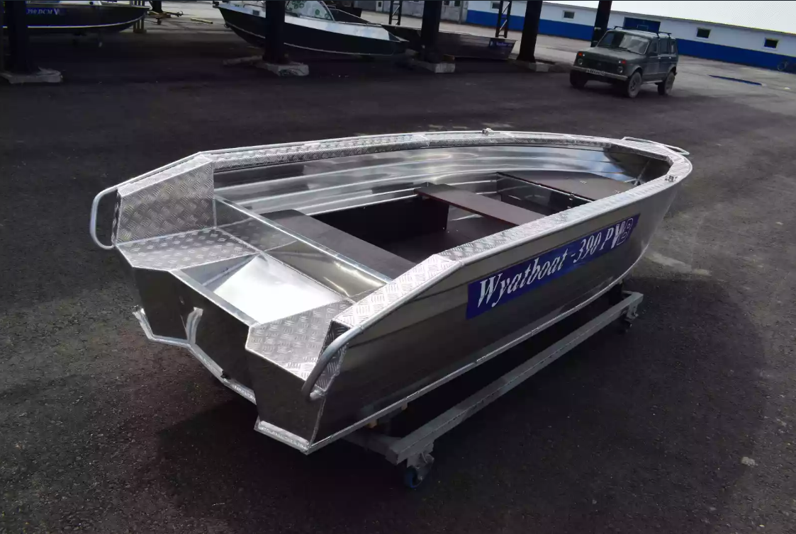 Алюминиевая лодка Wyatboat-390Р Увеличенный борт в Сызрани