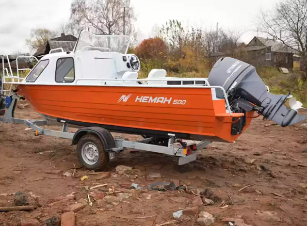 Алюминиевый катер Неман-500 (каютный) в Сызрани
