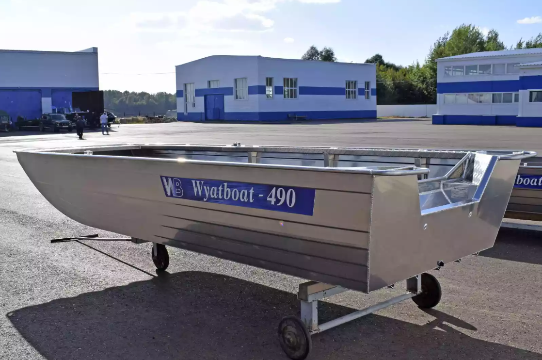 Алюминиевая лодка Wyatboat-490 Jonboat в Сызрани
