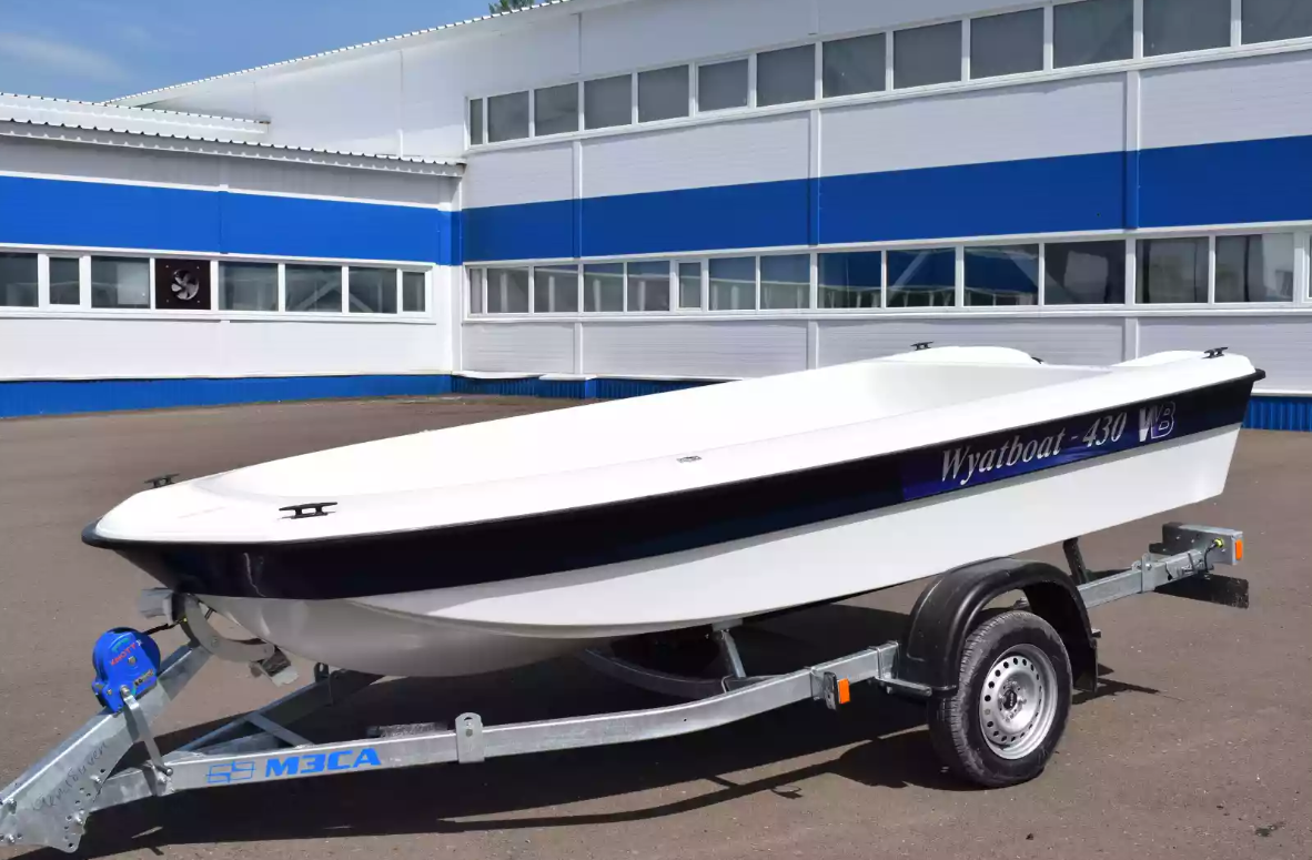 Стеклопластиковая лодка Wyatboat 430 тримаран в Сызрани