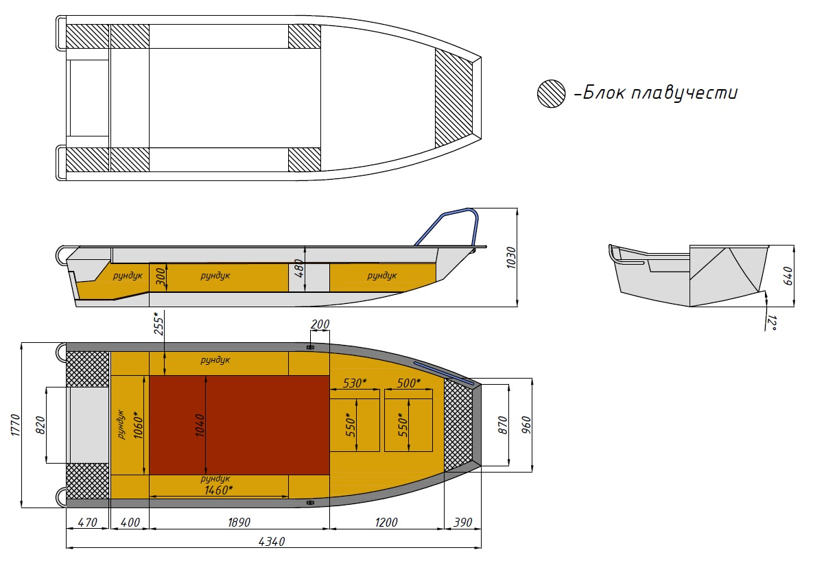 Алюминиевая лодка  Wyatboat-430 Master Fish в Сызрани