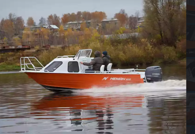 Алюминиевый катер Неман-500 (каютный) в Сызрани