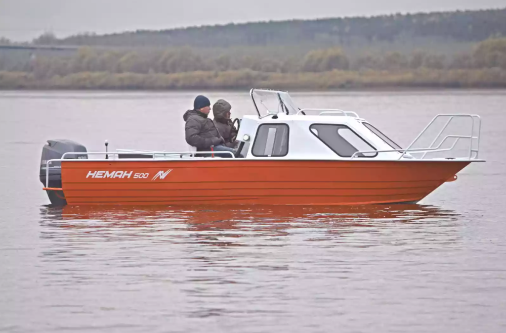 Алюминиевый катер Неман-500 (каютный) в Сызрани