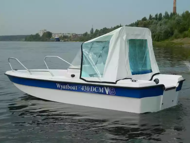 Стеклопластиковый катер Wyatboat-430 DCM (тримаран) в Сызрани