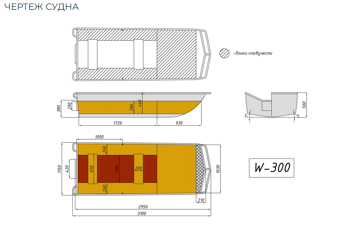 Алюминиевая лодка Wyatboat-300 в Сызрани