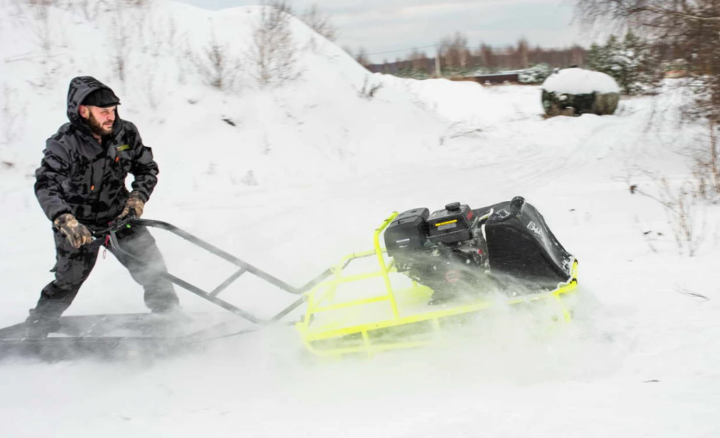 Мотобуксировщик Бурлак ХОЗЯИН-1 (капот ткань) в Сызрани