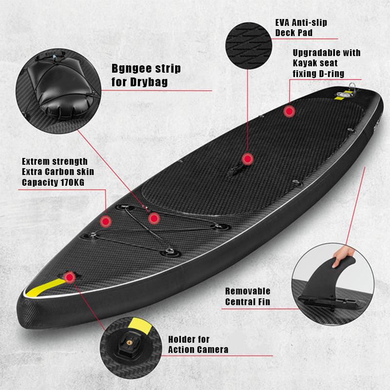 SUP (САП) ДОСКА MISHIMO CARBON DARKSIDE 10.6’ (325СМ) в Сызрани