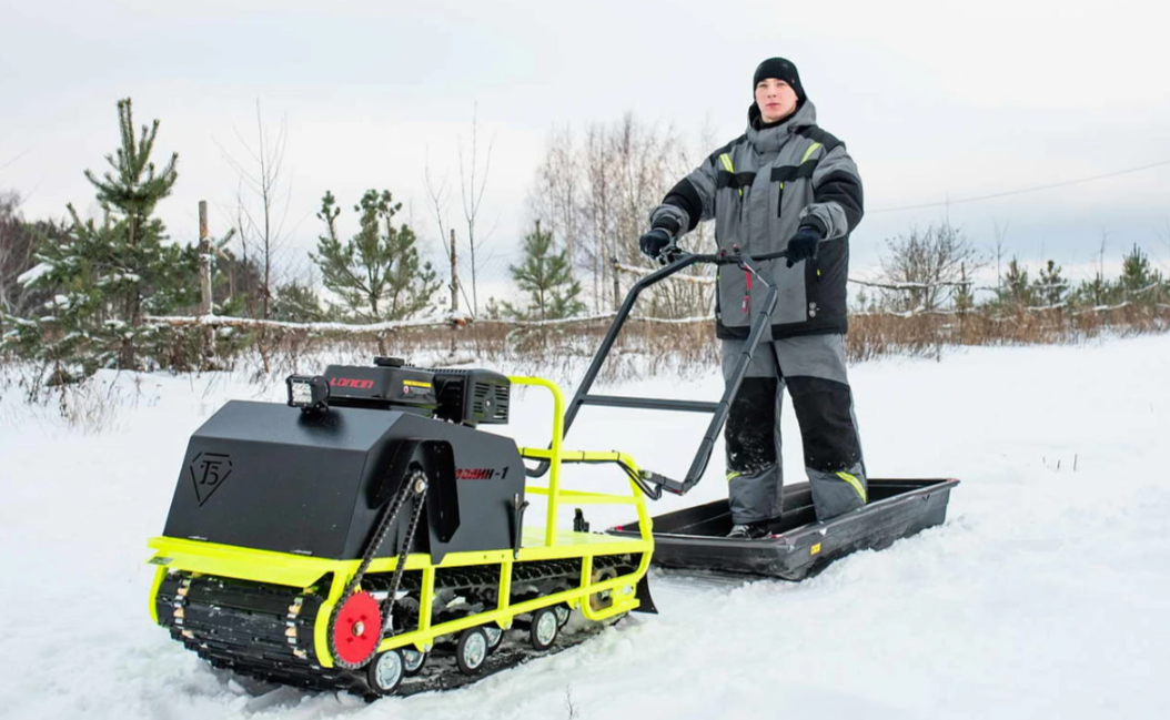 Мотобуксировщик Бурлак ХОЗЯИН-1 (капот ткань) в Сызрани