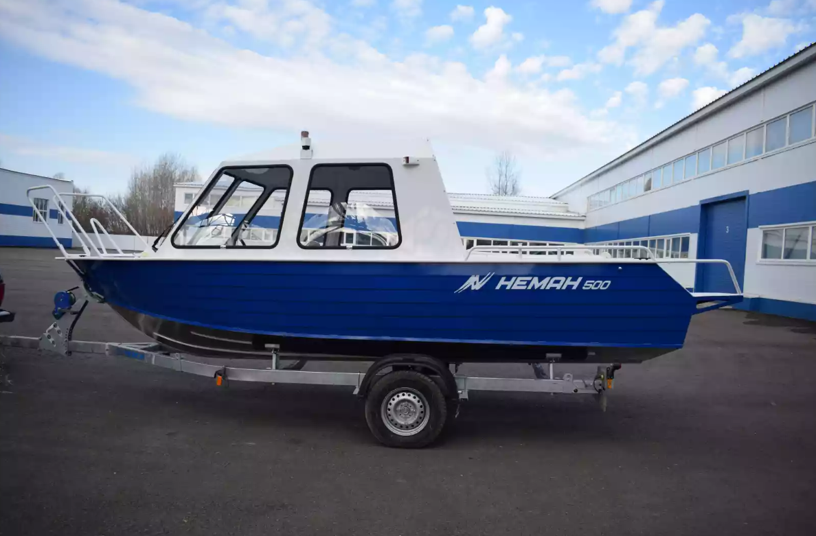 Алюминиевый катер Неман-500 (закрытая рубка) в Сызрани
