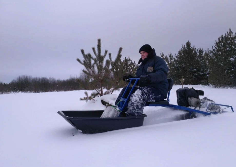 Мотобуксировщик толкач Альбатрос-XL8 с модулем. Без фары, тележки в Сызрани