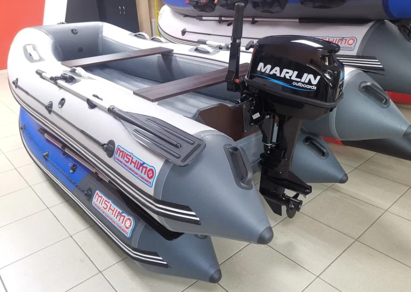 КОМПЛЕКТ ЛОДКА MISHIMO LITE 350 + МОТОР 9,8 Л.С. в Сызрани