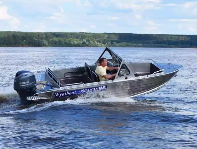 Алюминиевый катер Wyatboat-490 DCM Pro в Сызрани