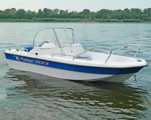 Стеклопластиковый катер Wyatboat-430 DCM (тримаран) в Сызрани