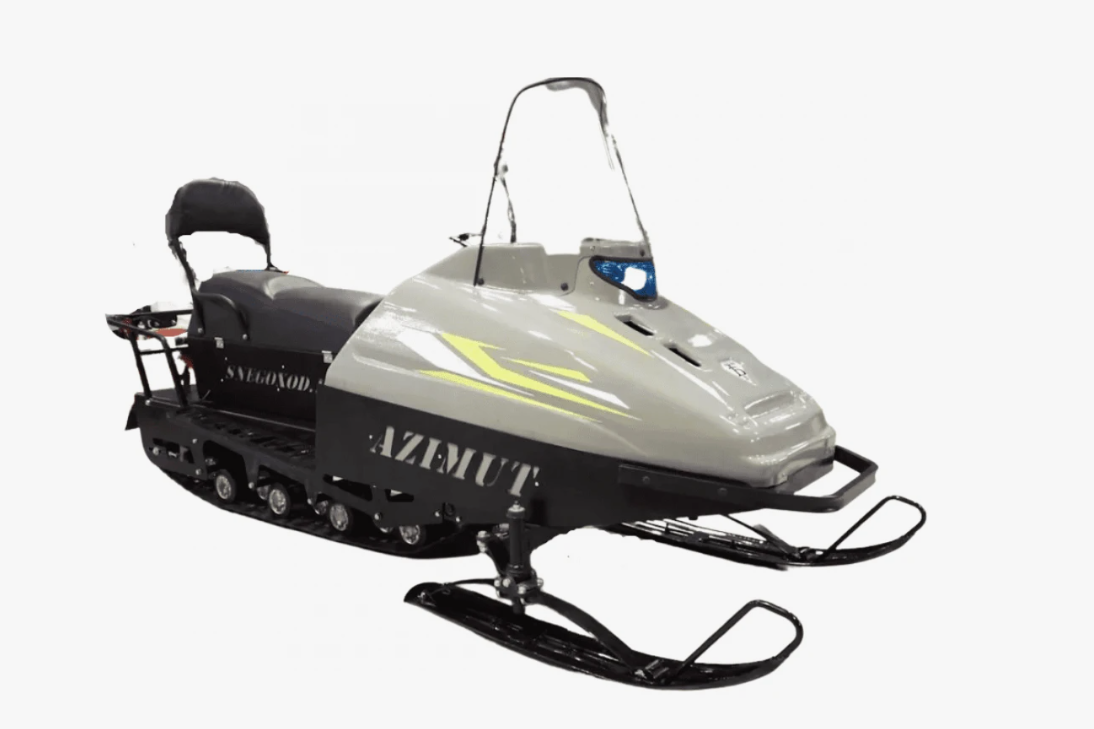 Миниснегоход Бурлак Азимут 24 л.с. , эл.запуск, реверс, тормоз гидравл, капот серый в Сызрани