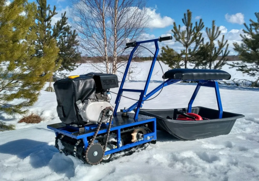 Мини-мотобуксировщик Альбатрос-М с фарой в Сызрани